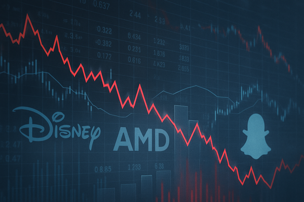 Earnings Season Jitters: Disney, AMD, and Snap Among Giants Stumbling on Estimates