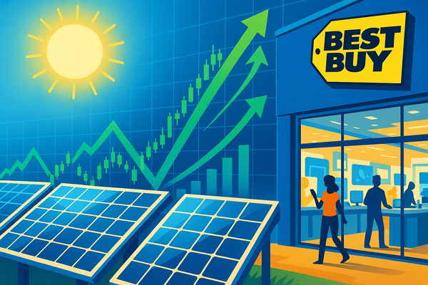Bright Spots and New Horizons: Solar Stocks Surge and Best Buy's Digital Leap