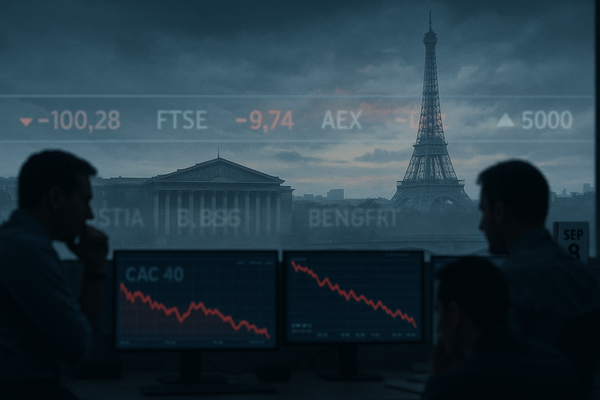 France's Political Turmoil Rocks European Markets as Confidence Vote Looms