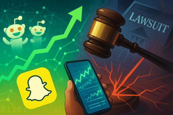 Snap (NYSE: SNAP) Rides Reddit Bull Wave, Only to Be Met by Crashing Lawsuit Tides