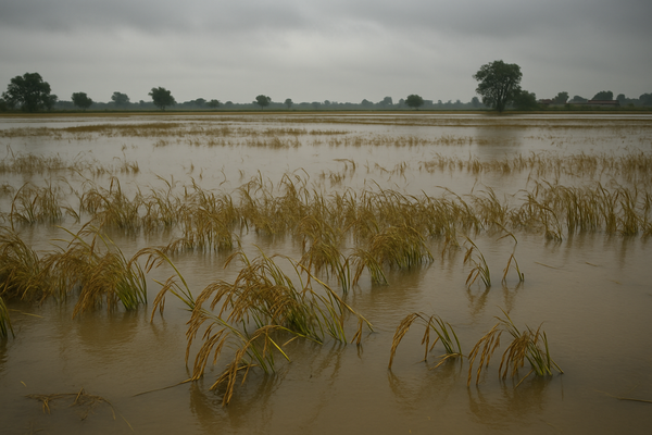 Deluge in the Delta: India's Basmati Crop Submerged, Global Rice Markets Brace for Impact