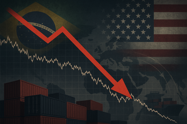 BRBI Plunges Over 27% as Trump's Tariff Threat Rattles Brazilian Markets