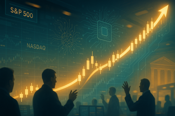 Soaring to New Heights: S&P 500 and Nasdaq Composite Break Records Amid AI Boom and Rate Cut Hopes