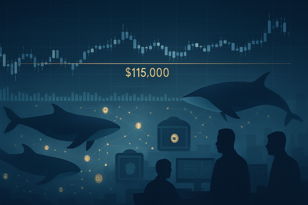 Bitcoin's $115,000 Tug-of-War: Whales Accumulate as Market Awaits Next Catalyst