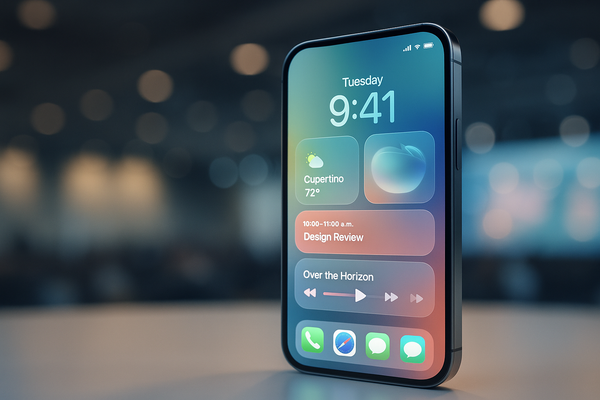 Apple Unveils iOS 26: A Stunning "Liquid Glass" Redesign Marks the Biggest iPhone Interface Overhaul Since iOS 7