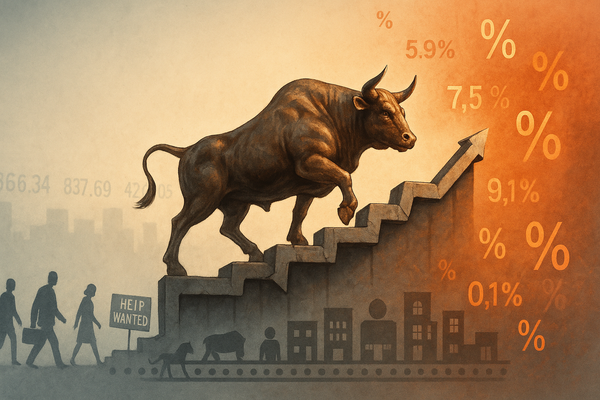 A Precarious Ascent: Stock Market Bulls Grapple with Stubborn Inflation and a Cooling Job Market