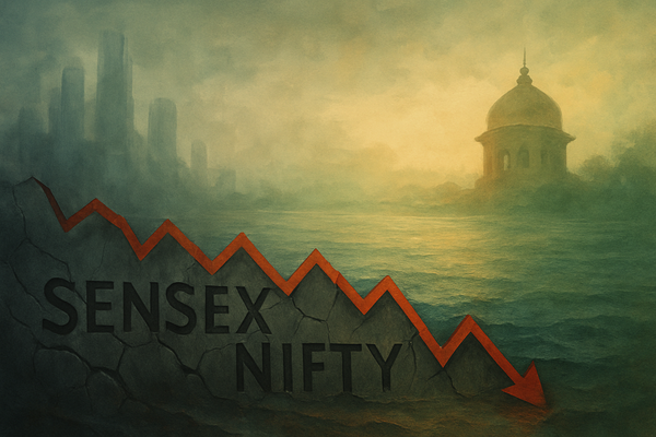 Indian Markets Halt Eight-Day Slide Amidst Global Headwinds and Domestic Caution