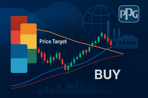 Citigroup Trims PPG Industries' Price Target to $120 Amidst Sector Headwinds, Maintains 'Buy' Rating