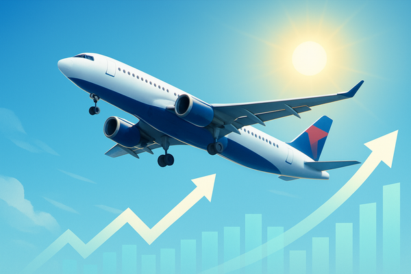 Delta Air Lines Soars on Robust Earnings, Igniting a Broad Airline Sector Rally