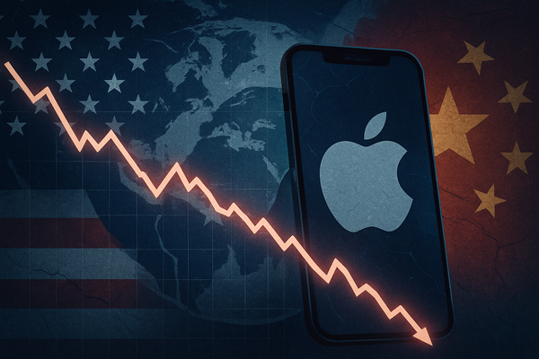 Apple (AAPL) Plunges Amidst Renewed US-China Tariff Threats and Broad Market Sell-Off
