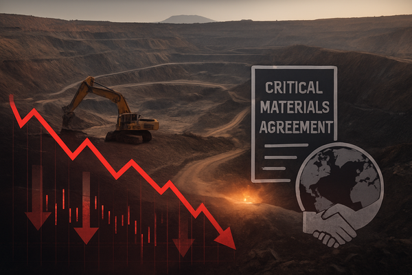 MP Materials Plunges 12.1% as Critical Materials Agreement Sparks Supply Fears and Valuation Scrutiny