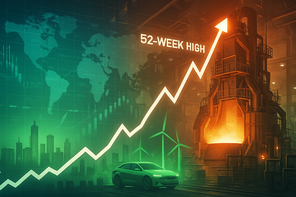 ArcelorMittal Soars to 52-Week High: Steel Giant's Stock Reflects Robust Demand and Strategic Prowess