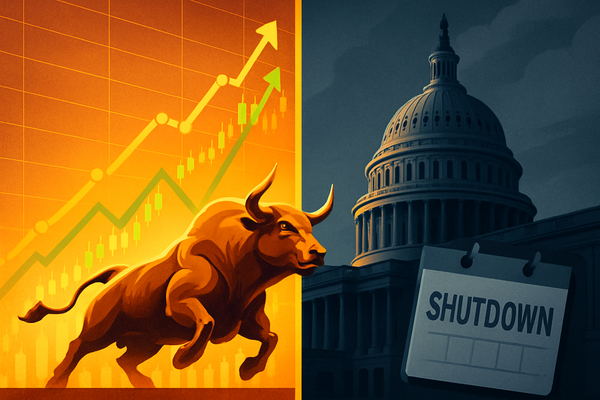 Political Gridlock Looms as US Stocks Power Through Government Shutdown Threats