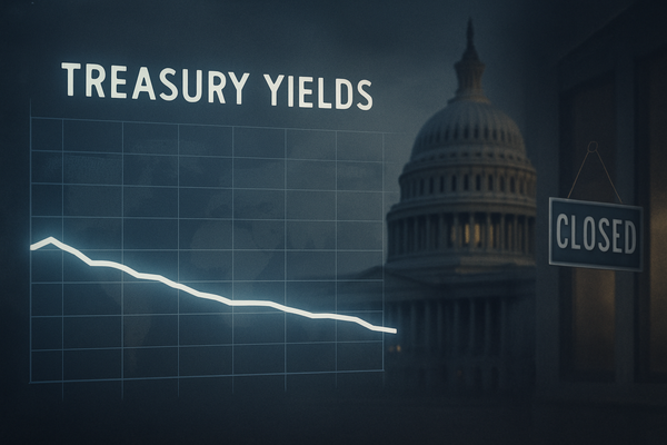 Treasury Yields Unfazed: A Quiet Market Response to Government Shutdown Amidst Fiscal Uncertainty