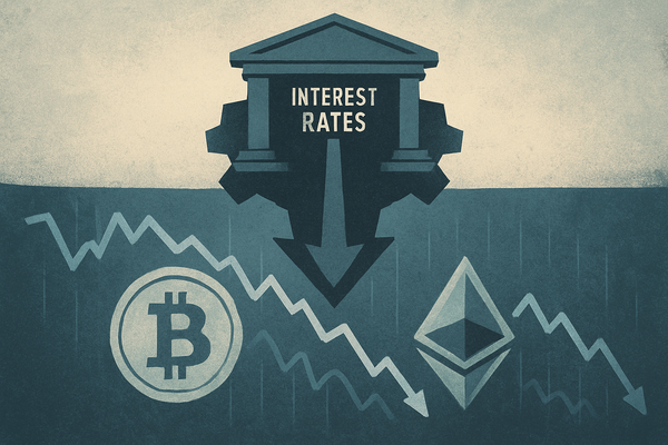 Crypto Under Pressure: Fed Rate Hike Fears Drive Bitcoin and Ethereum Sell-Off