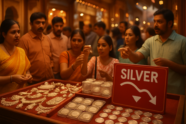 Silver's Festive Dip Ignites Dhanteras Sales Across India Amidst Record Highs