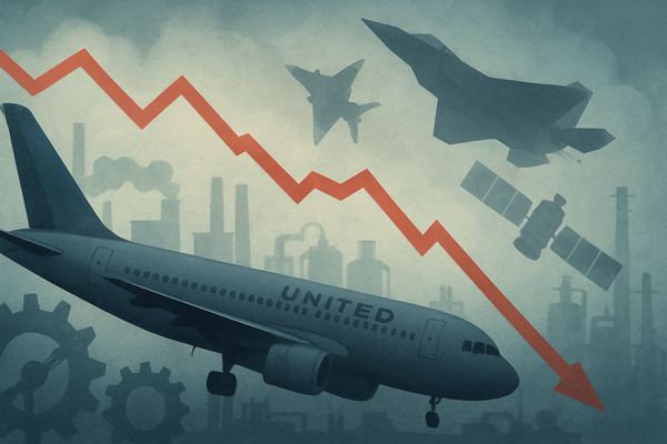 Industrials Sector Stumbles: United Airlines and Northrop Grumman Lead the Decline Amidst Market Headwinds