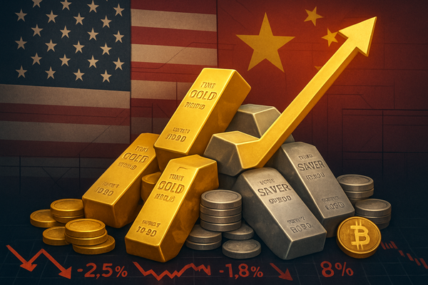 Gold and Silver Soar to Record Highs Amid Intensifying US-China Trade War and Global Market Turmoil