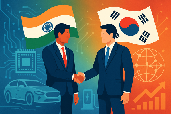 India and South Korea Forge Strategic Alliance in Electronics, EV Components, and Digital Supply Chains
