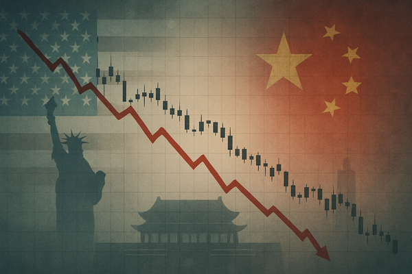 Financial Services Sector Grapples with Broad Market Sell-Off Amidst Escalating US-China Tariff Fears