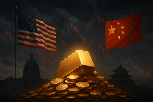 Gold Shines as US-China Trade War Escalates, Driving Prices to Record Highs