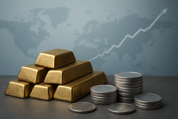 Precious Metals Tumble: Gold Slips Under $4,000 as Silver Nears $46 Amid Easing Safe-Haven Demand