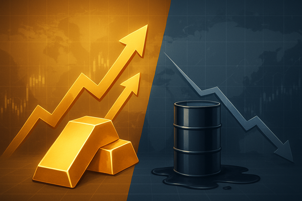 Diverging Fortunes: Gold Soars as Oil Dips, Reshaping Global Markets
