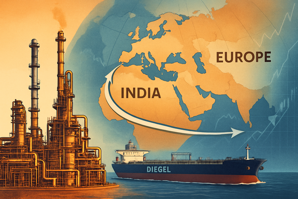 India's Diesel Exports to Europe Surge to New Highs Amidst Sanctions Anticipation and Arbitrage Plays
