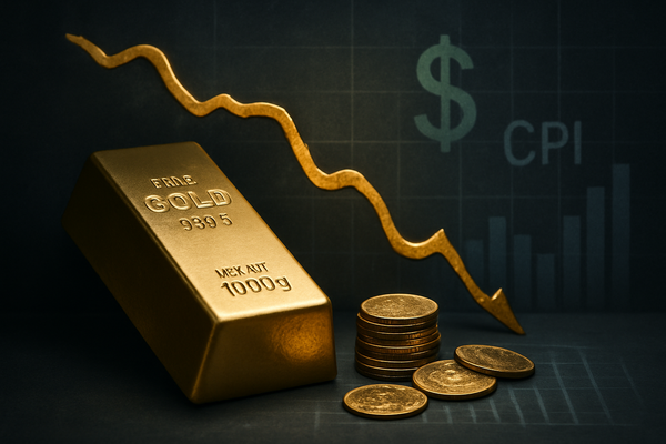 Gold's Glitter Fades: Retreat After Record Surge as Market Awaits Crucial CPI Data