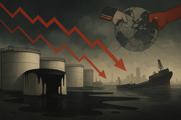 Oil Futures Plummet Amidst Escalating Trade Tensions and Looming Supply Glut