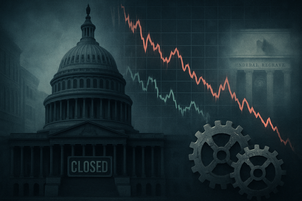 Government Shutdown Intensifies Economic Risks, Threatening Fed's Policy Path