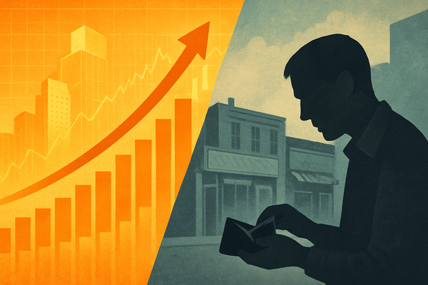 Consumer Confidence Cracks Amidst Record Market Rally: A Tale of Two Economies