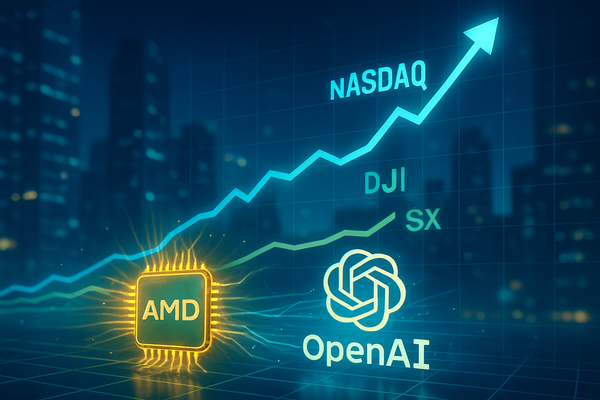 AI Acknowledged: AMD's OpenAI Deal Ignites Nasdaq, Leaving Dow and S&P 500 in Its Wake