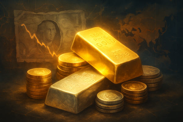 Gold and Silver Shine as Dollar Dominance Faces Scrutiny Amidst Global Instability