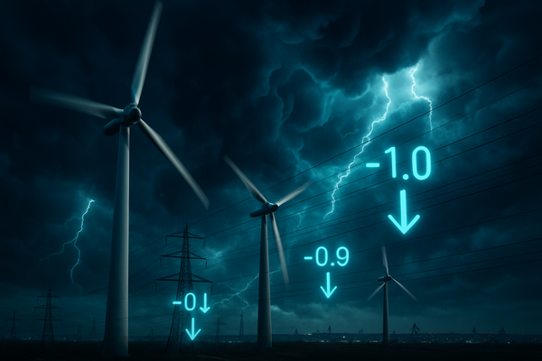 European Power Prices Plunge Below Zero as Storm Amy Unleashes Record Wind Power