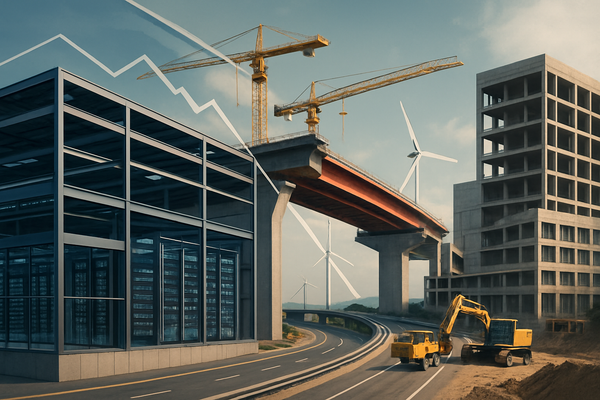 Construction Backlog Holds Steady at 8.5 Months, Driven by Data Centers and Infrastructure Amidst Commercial Slowdown