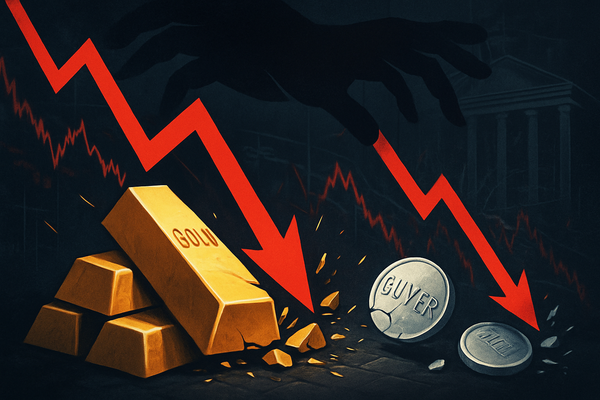 Gold and Silver Plunge Amidst Market Turmoil: Bullion Bank Manipulation Claims Resurface