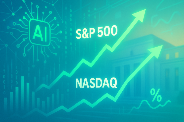 Market Bulls Roar: S&P 500 and Nasdaq Eye Weekly Gains Amid Rate Cut Hopes and AI Frenzy