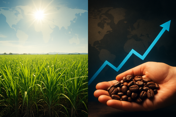 Global Sugar Prices Sink Amidst Abundant Supply, While Coffee Soars on Persistent Shortages