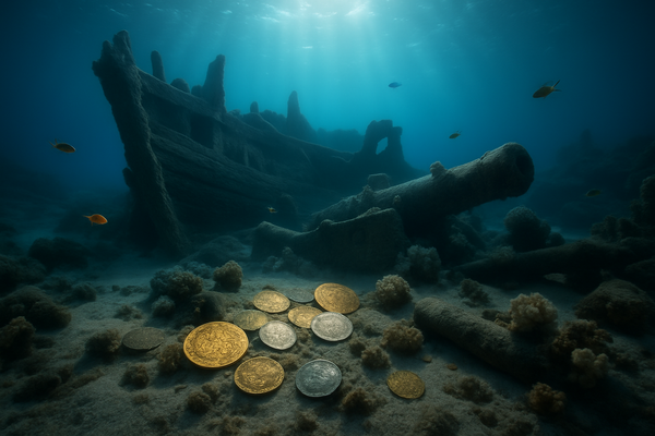 Sunken Riches Resurface: $1 Million in 1715 Fleet Gold and Silver Coins Recovered, Highlighting Enduring Value of Precious Metals