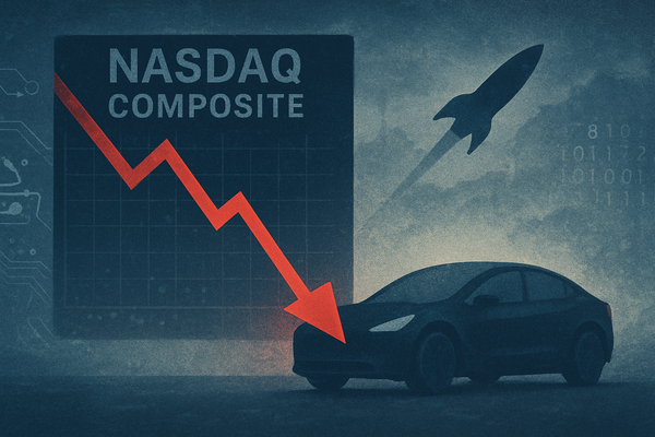 Nasdaq Reels from Tech Pressure and Tesla's Tumult, Marking Worst Week Since 'Liberation Day'