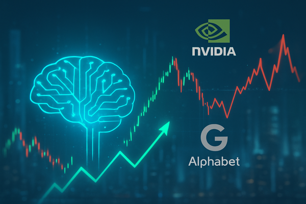 AI Sector Navigates Turbulent Waters: NVIDIA Defies Downturn While Alphabet Grapples with Valuation Concerns