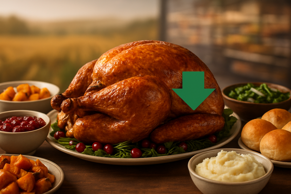 Thanksgiving Feast Forecast: Lower Turkey Prices Offer Relief Amidst Broader Inflationary Pressures