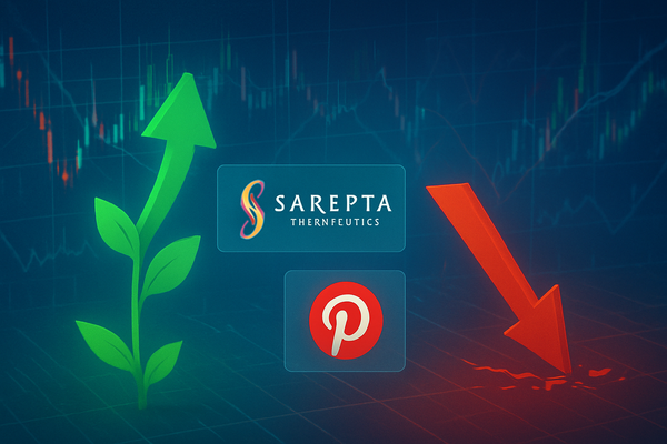 Analyst Ratings Send Ripples Through Markets: Sarepta's Resilience vs. Pinterest's Plunge
