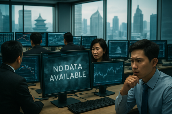 Asian Traders Tread Cautiously as 'Data Void' Clouds US Economic Outlook