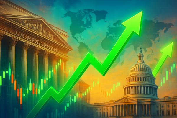 FTSE 100 Soars to Record High Amidst Global Stock Surge and Hopes for US Government Shutdown Resolution