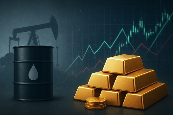Commodity Crossroads: Oil Glut Pressures Energy Stocks While Gold Shines as a Safe Haven