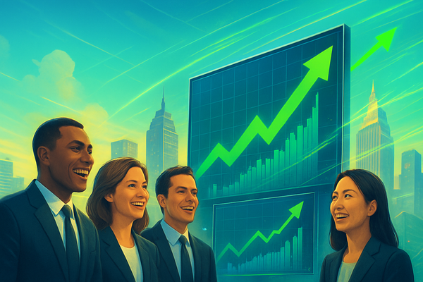 Market Soars as Upbeat Earnings and Robust Forecasts Fuel Investor Optimism