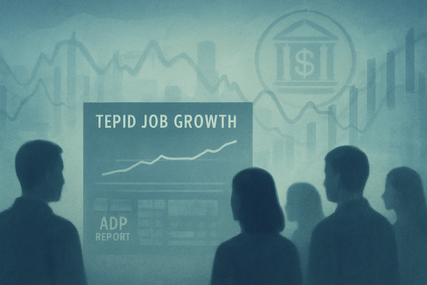 ADP Report Reveals Tepid Job Growth, Fuels Rate Cut Hopes Amidst Market Volatility