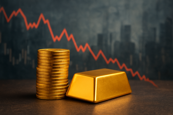 Gold Gleams as Investors Flee Wobbly Stock Market and Overvaluation Fears